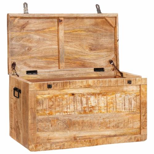 Kutija za spremanje Smeđa 70 x 35 x 40 cm masivno drvo manga Cijena