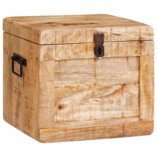 Kutija za spremanje 70 x 35 x 40 cm masivno drvo manga Cijena