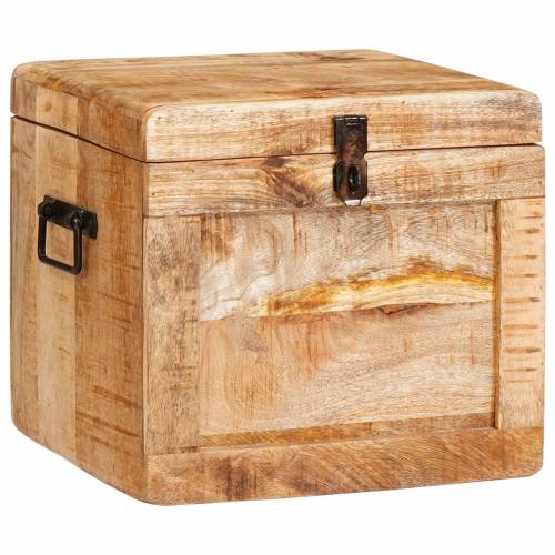 Kutija za spremanje 70 x 35 x 40 cm masivno drvo manga Cijena