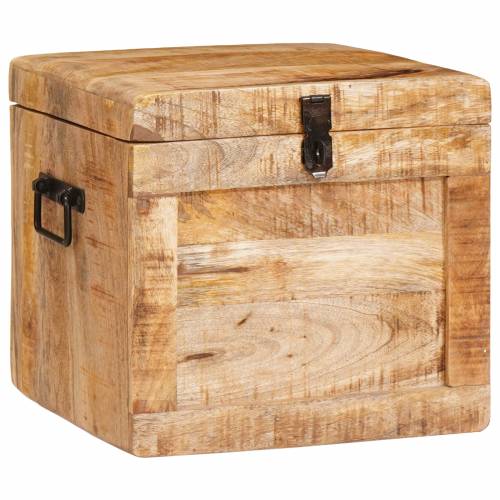 Kutija za spremanje 70 x 35 x 40 cm masivno drvo manga Cijena