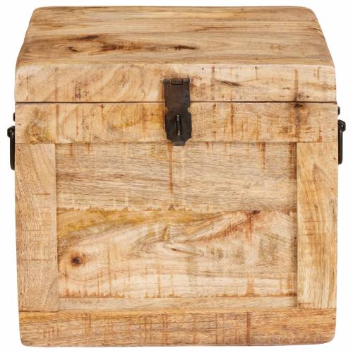 Kutija za spremanje 70 x 35 x 40 cm masivno drvo manga Cijena