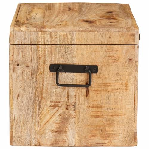 Kutija za spremanje 70 x 35 x 40 cm masivno drvo manga Cijena