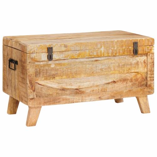 Kutija za spremanje 70 x 35 x 40 cm masivno drvo manga Cijena