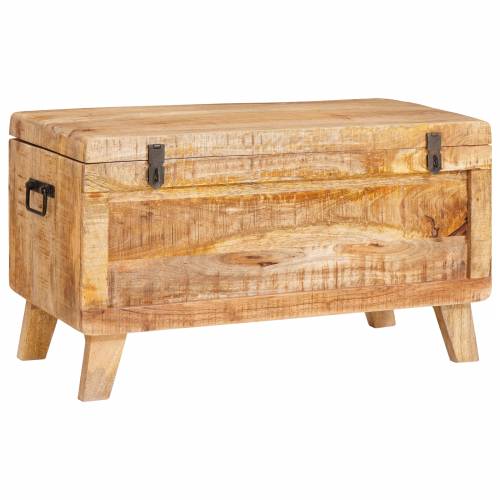 Kutija za spremanje 70 x 35 x 40 cm masivno drvo manga Cijena