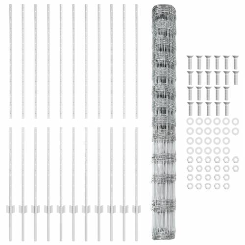 Stupci za ograde 22 kom U-kanal 150 cm Galvanizirani čelik Cijena