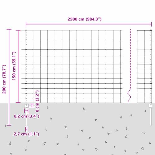 Stupci za ograde 22 kom U-kanal 150 cm Galvanizirani čelik Cijena