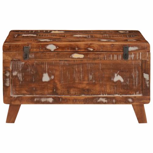 Kutija za spremanje 70 x 35 x 40 cm masivno obnovljeno drvo Cijena