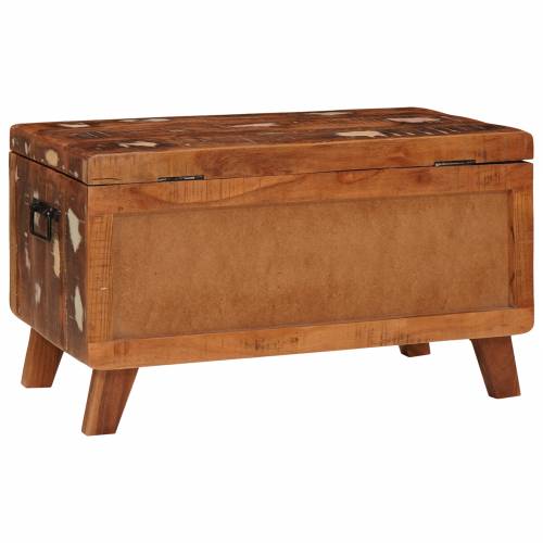 Kutija za spremanje 70 x 35 x 40 cm masivno obnovljeno drvo Cijena
