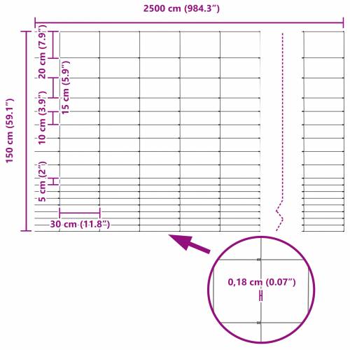 Ograda od cijevi 22 kom U-kanal 150 cm Galvanizirani čelik Cijena
