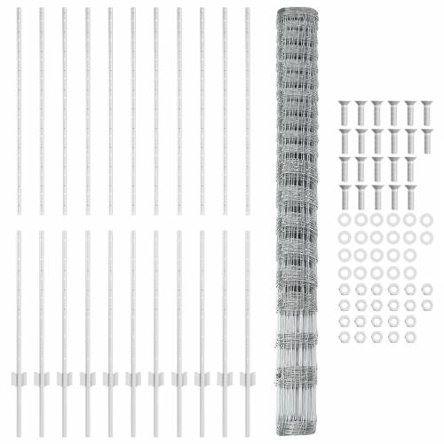 Stupovi ograde 22 kom U-kanal 160 cm Galvanizirani čelik Cijena
