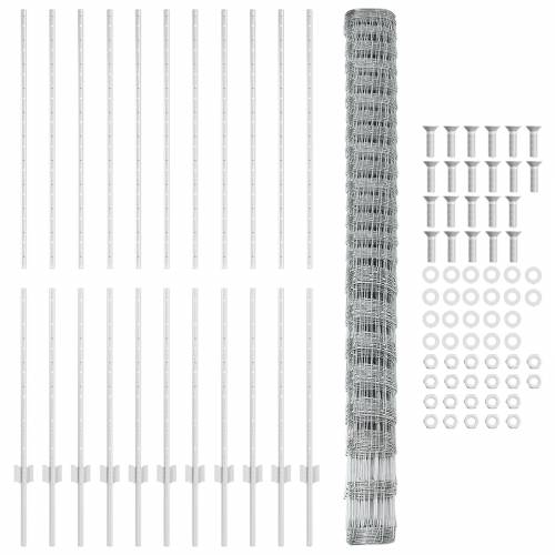 Postovi za ograde 22 kom U-Channel 160 cm galvanizirani čelik Cijena