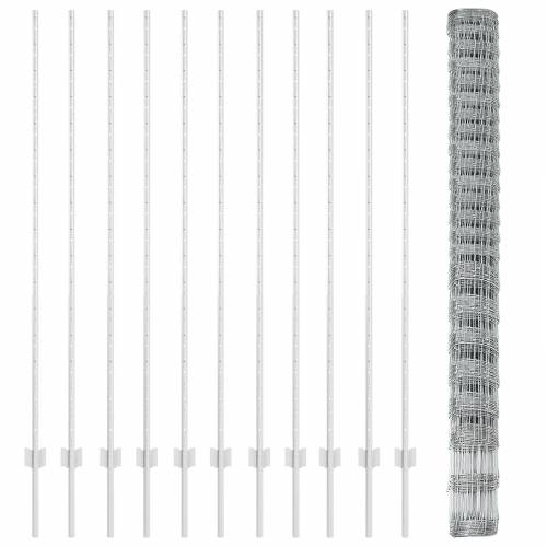 Postovi za ograde 22 kom U-Channel 160 cm galvanizirani čelik Cijena