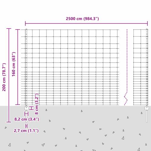 Postovi za ograde 22 kom U-Channel 160 cm galvanizirani čelik Cijena