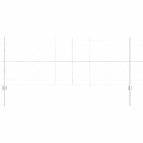 Ograde s postovima 11 kom U-kanal 80 cm Galvanizirani čelik Cijena