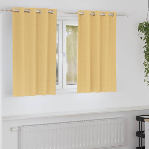 Zavjese sa zavjesama 2 pcs Bež 140 x 140 cm Poliester Cijena