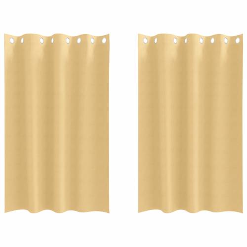 Zavjese sa zavjesama 2 pcs Bež 175 x 140 cm Poliester Cijena