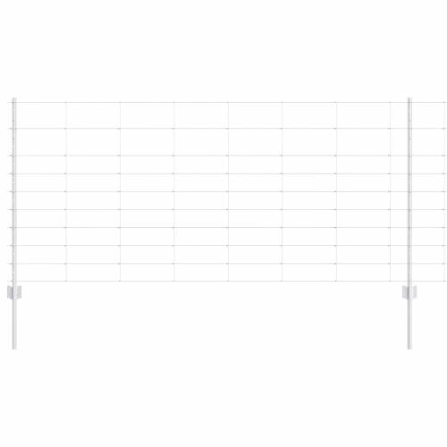 Stupovi ograde 22 kom U-kanal 100 cm Galvanizirani čelik Cijena