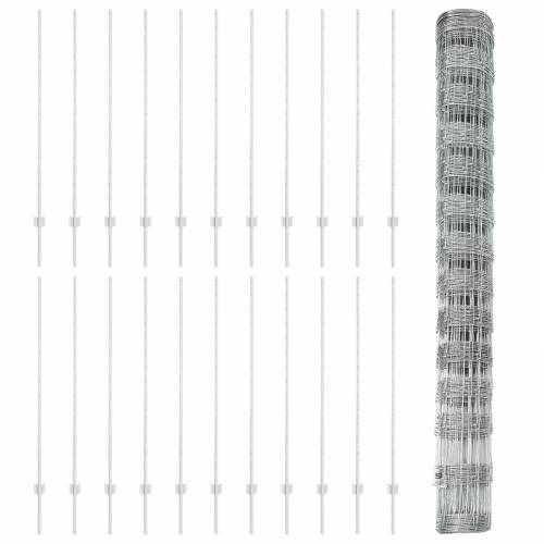 22 kom U-Channel stubova ograde 140 cm galvanizirani čelik Cijena