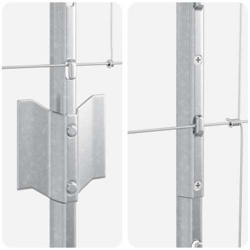 22 kom U-Channel stubova ograde 140 cm galvanizirani čelik Cijena