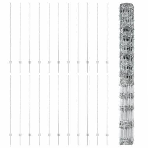 Stupovi ograde 22 kom U-kanal 150 cm Galvanizirani čelik Cijena