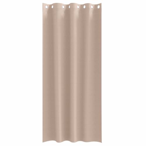 Zavjese sa zavjesama 2 pcs Sivo-smeđa 245 x 140 cm Poliester Cijena
