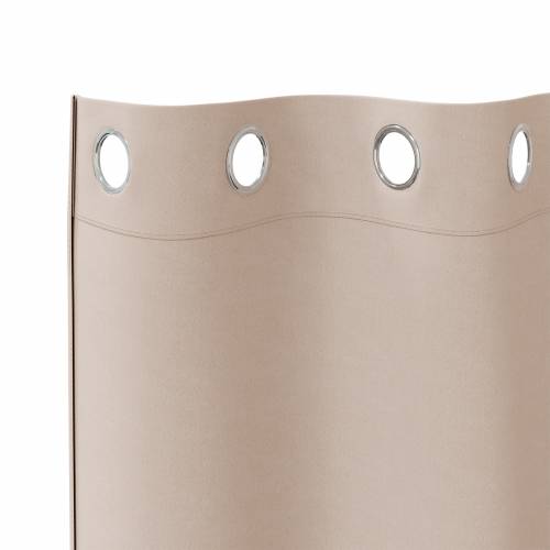 Zavjese sa zavjesama 2 pcs Sivo-smeđa 260 x 140 cm Poliester Cijena