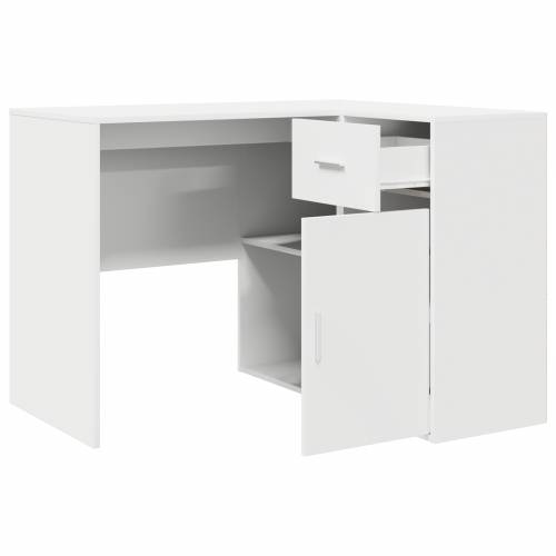 Kutni stol bijeli 102x88x75 cm inženjersko drvo Cijena