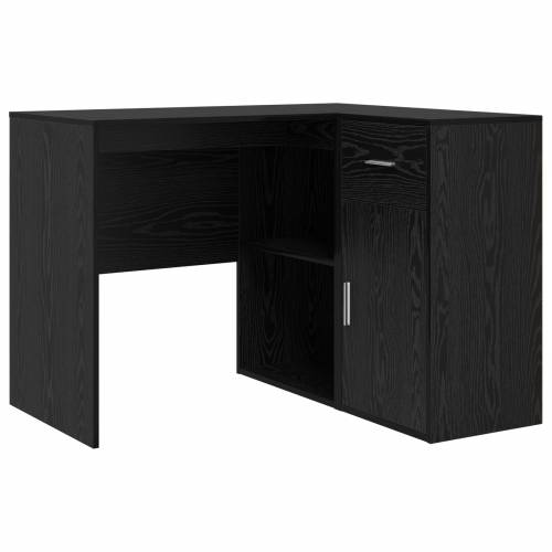 Kutni stol crni hrast 102x88x75 cm inženjersko drvo Cijena