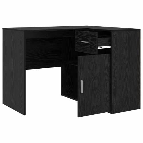 Kutni stol crni hrast 102x88x75 cm inženjersko drvo Cijena