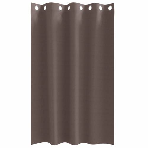 Zavjese sa zavjesama 2 pcs Tamno smeđa 175 x 140 cm Poliester Cijena