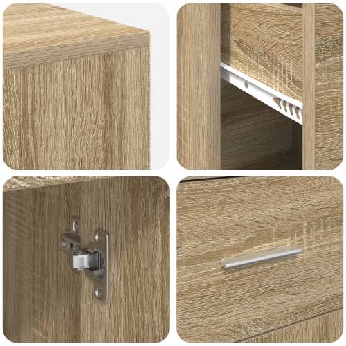 Kutni stol Sonoma hrast 102x88x75 cm Konstruirano drvo Cijena