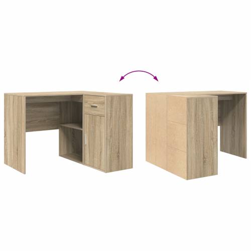 Kutni stol Sonoma hrast 102x88x75 cm Konstruirano drvo Cijena