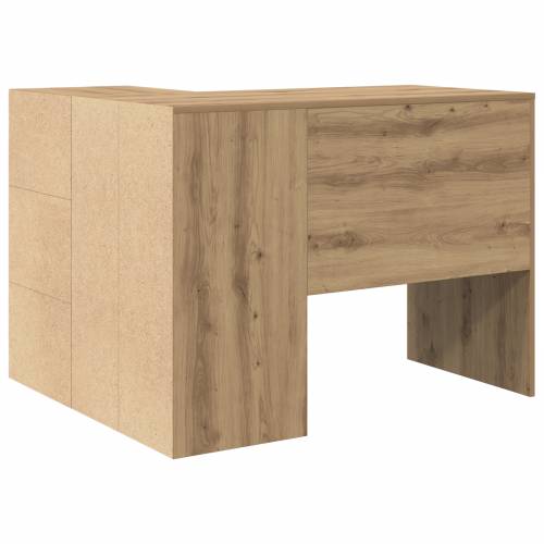 Kutni Stol Umetnički Hrast 102x88x75 cm Konstruirano drvo Cijena