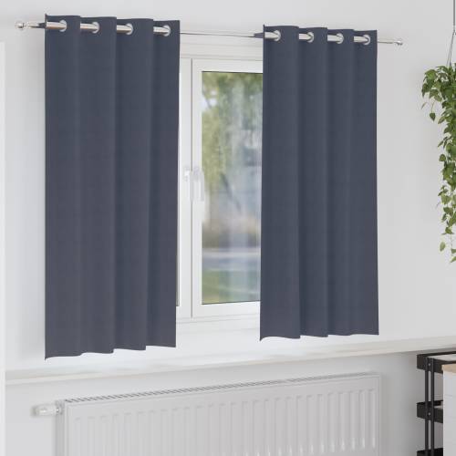 Zavjese sa zavjesama 2 pcs Antracit 175 x 140 cm Poliester Cijena