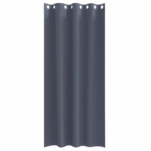 Zavjese sa zavjesama 2 pcs Antracit 225 x 140 cm Poliester Cijena