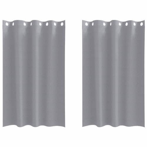 Zavjese sa zavjesama 2 pcs Svjetlosiva 175 x 140 cm Poliester Cijena