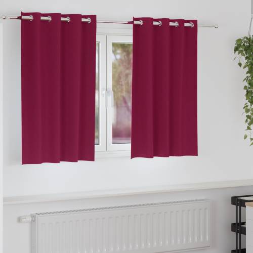 Zavjese sa zavjesama 2 pcs Svijetlo siva 140 x 140 cm Poliester Cijena