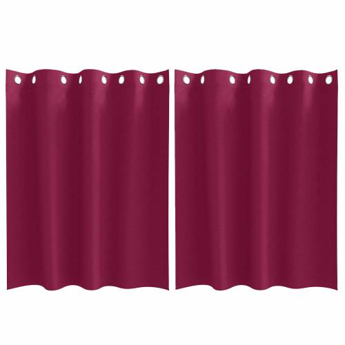 Zavjese sa zavjesama 2 pcs Svijetlo siva 140 x 140 cm Poliester Cijena