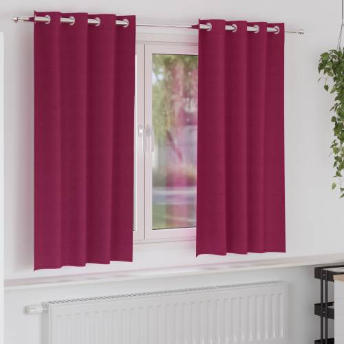 Zavjese sa zavjesama 2 pcs Svijetlo siva 175 x 140 cm Poliester Cijena