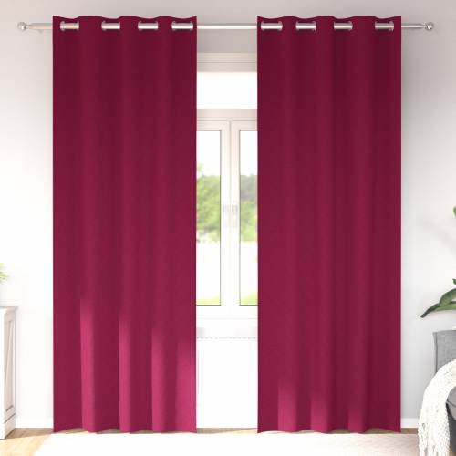 Zavjese sa zavjesama 2 pcs Svijetlo siva 245 x 140 cm Poliester Cijena