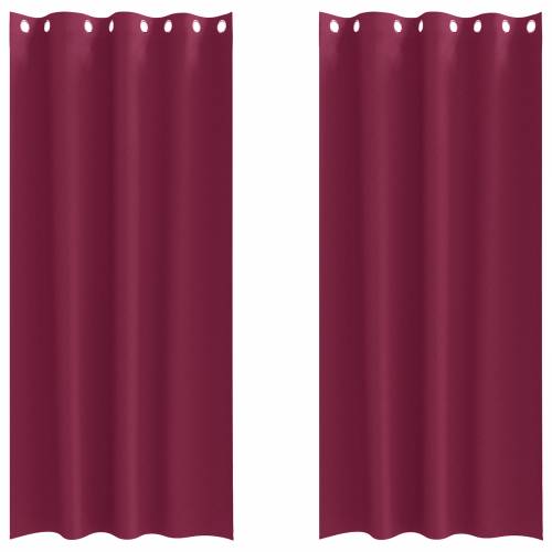 Zavjese sa zavjesama 2 pcs Svijetlo siva 245 x 140 cm Poliester Cijena