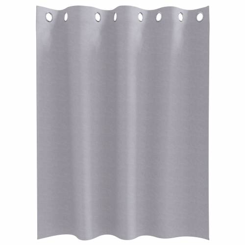 Zavjese sa zavjesama 2 pcs Metalna siva 140 x 140 cm Poliester Cijena