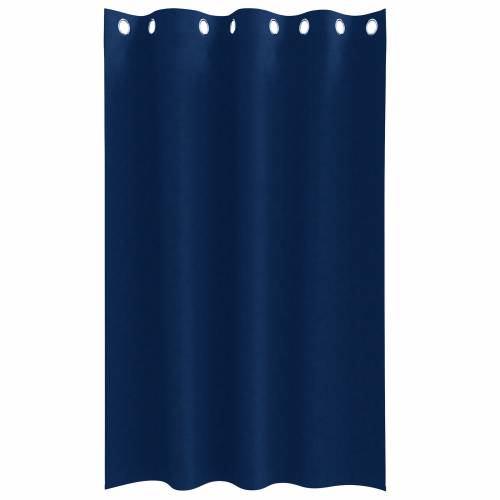 Zavjese sa zavjesama 2 pcs Tamno plava 175 x 140 cm Poliester Cijena