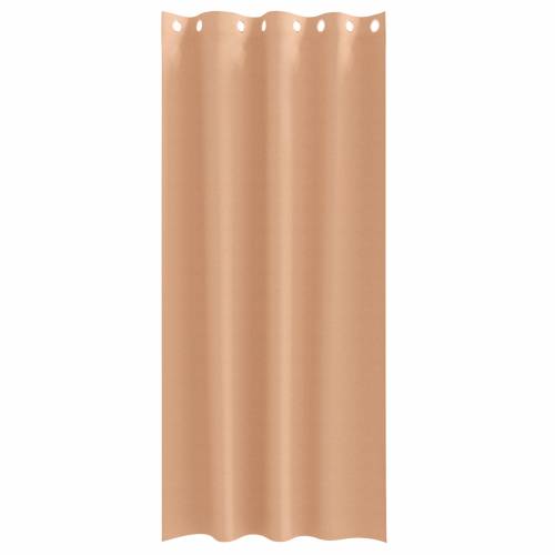 Zavjese sa zavjesama 2 pcs Svjetlosmeđa 225 x 140 cm Poliester Cijena