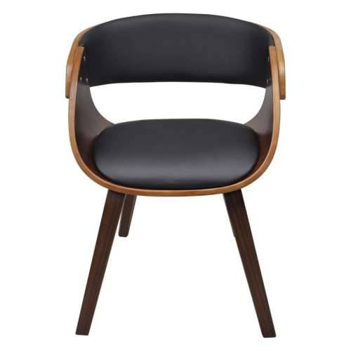 Blagovaonska stolica od zaobljenog drva i umjetne kože Cijena