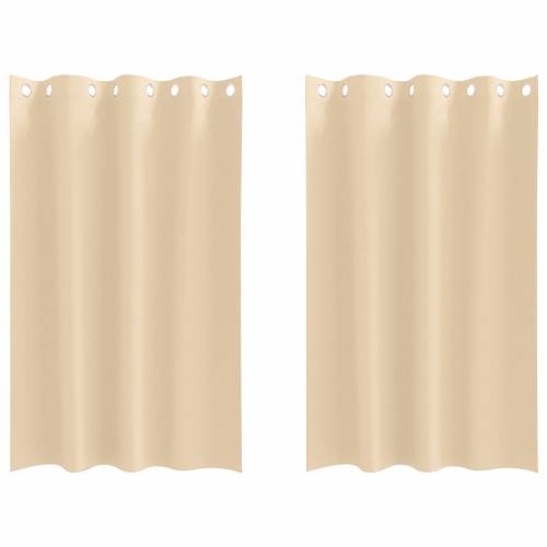 Zavjese sa zavjesama 2 pcs Krema 175 x 140 cm Poliester Cijena