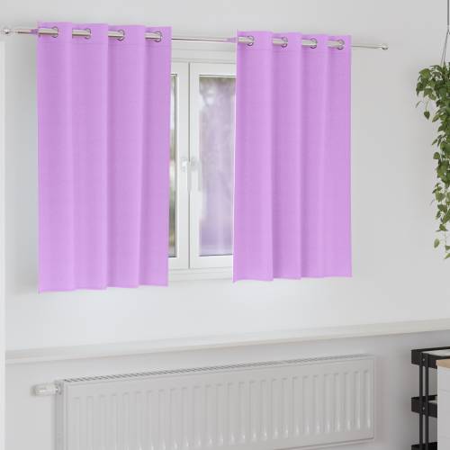 Zavjese sa zavjesama 2 pcs Ljubičasta 140 x 140 cm Poliester Cijena