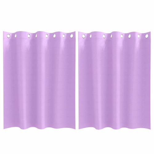 Zavjese sa zavjesama 2 pcs Ljubičasta 140 x 140 cm Poliester Cijena