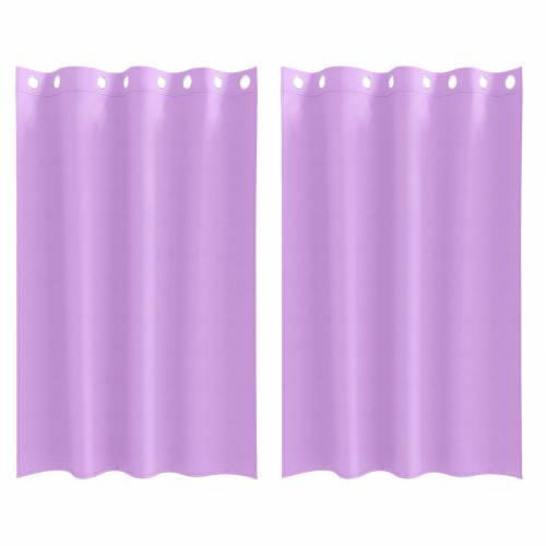 Zavjese sa zavjesama 2 pcs Ljubičasta 175 x 140 cm Poliester Cijena