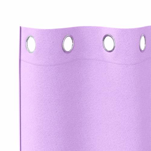 Zavjese sa zavjesama 2 pcs Ljubičasta 175 x 140 cm Poliester Cijena